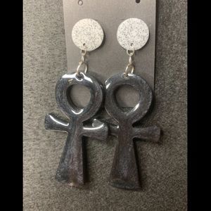 Ankh Earrings